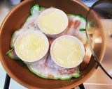 卵、牛乳、砂糖の材料3つ＊プリン作り方9写真