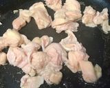 胡瓜と鶏皮のガーリックポン酢作り方3写真