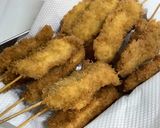トンカツ用のお肉で今夜は串カツ！作り方8写真