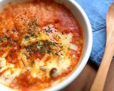 レンジ本格オートミールリゾットダイエット作り方14写真