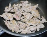豚コマもやしの塩炒め　油不要作り方3写真
