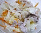 レンジで簡単！蒸し焼きそば　油不要作り方2写真