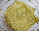 レンジで簡単！蒸し焼きそば　油不要作り方3写真