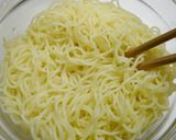 レンジで簡単！蒸し焼きそば　油不要作り方4写真