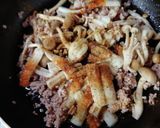 ヨウサマの減塩ちくわとひき肉炒め作り方1写真