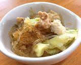 鶏ひき肉と春雨、キャベツ炒め作り方5写真