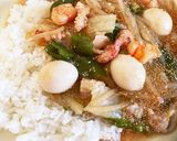 えびとたらこの野菜あんかけご飯♡作り方13写真