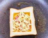 たまごとベーコンのトースト♪作り方8写真