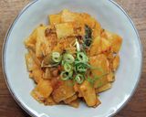 大根と鯖缶のコチュジャン炒め作り方4写真