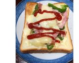 材料切って焼くだけピザトースト作り方2写真