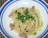 フライパン一つでわけぎのパスタ作り方9写真