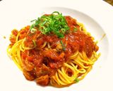 コスパ最強！　鯖味噌煮缶トマトパスタ作り方4写真