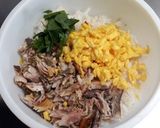 サバと玉子の彩り混ぜご飯作り方5写真