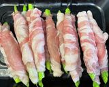 #アスパラガスの#しゃぶ用バラ肉巻き焼き作り方3写真