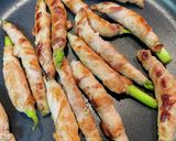 #アスパラガスの#しゃぶ用バラ肉巻き焼き作り方6写真