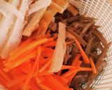 ◆副菜♡鰹節香る竹輪入きんぴらごぼう◆作り方1写真