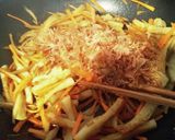 ◆副菜♡鰹節香る竹輪入きんぴらごぼう◆作り方3写真