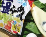 サッポロ一番塩ラーメンほうれん草焼きそば作り方1写真