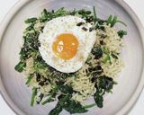 サッポロ一番塩ラーメンほうれん草焼きそば作り方5写真
