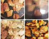 ソースがけ豚肉焼きとグリル焼き野菜作り方5写真