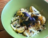 炙りチーズのせ生バジルポテト作り方4写真