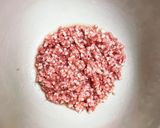 【離乳食後期】レンジで合い挽き肉作り方1写真