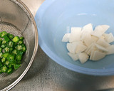 ねばとろ☆長芋とオクラの梅肉あえ作り方3写真