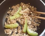 ナーベラーと島豆腐の春巻き作り方2写真