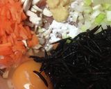 鶏とひじきのつくね　おかずやお弁当に！作り方1写真
