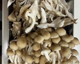 きのこと蒸し鶏のザーサイマリネ作り方1写真