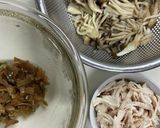 きのこと蒸し鶏のザーサイマリネ作り方3写真