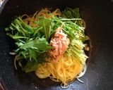 ツナと水菜のパスタ作り方3写真