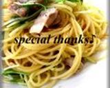 ツナと水菜のパスタ作り方4写真