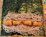 恋するおつまみ●アジ南蛮入りおそば巻き作り方5写真