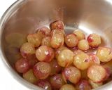 【簡単】粒がごろっとした、ぶどうジャム作り方2写真