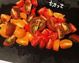 トマトとバジルとcheeseのsalad作り方3写真