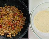 パイ無し簡単ひよこ豆のキッシュ!作り方4写真