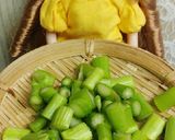 リカちゃん♡アスパライカ塩辛炒め作り方2写真