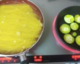 ナスとひき肉のトマトパスタ作り方1写真