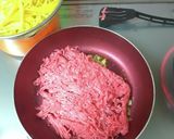 ナスとひき肉のトマトパスタ作り方3写真