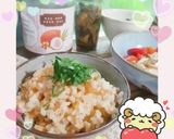 秋鮭のふかふか炊き込みご飯作り方4写真