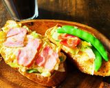 気まぐれオープンサンド★休日の朝食に作り方6写真