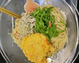 明太子スパゲティー+お茶漬け作り方13写真