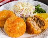 お肉100gで♪4人分のメンチカツ作り方7写真