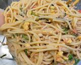 明太子スパゲティー+お茶漬け作り方16写真