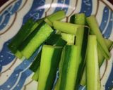きゅうりの梅ディプ作り方1写真