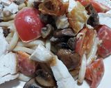 トマトマッシュマヨ炒めうどん作り方7写真