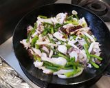 【韓国風】タコのにんにく炒め！作り方4写真