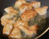フライパン揚げ鶏胸肉のシソさっぱり油淋鶏作り方6写真