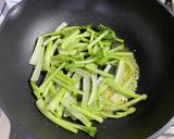 小松菜で中華風青菜炒め♪作り方4写真